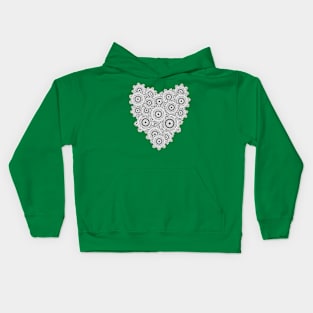 Mandala of the Heart Kids Hoodie